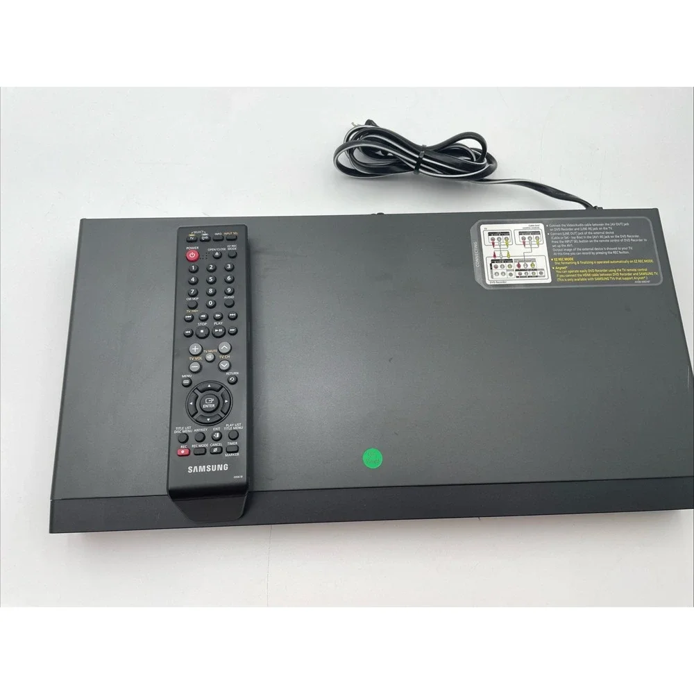 Samsung DVD W/RW Recorder DVD-R155 HDMI With Remote QC Tested Works Fine